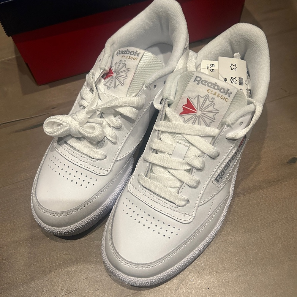 Reebok Club C 85 white sneakers shoes - Picture 5 of 8